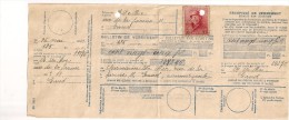 Bulletin De Versement - Bulletijn Van Storting COB 168A - 1919-1920 Roi Casqué