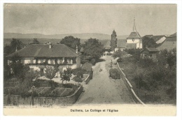 Suisse /Schweiz/Svizzera/Switzerland // Vaud // Daillens, Le Collège Et L´église - Daillens