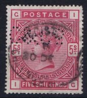 Great Britain SG 180  Used  1883  Mi 83 Ax   Perfin - Gebraucht