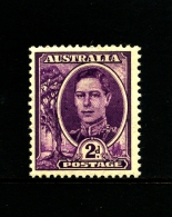 AUSTRALIA - 1948  2d  KING  NO WMK  MINT   SG 230 - Neufs