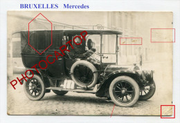 AUTOMOBILE Militaire-BRUXELLES-III Ldst. Inf. Btl. Hamburg-CARTE PHOTO Allemande-GUERRE 14-18-1 WK-Militaria-Feldpost- - Trasporto Pubblico Stradale