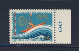 AUTRICHE 1977 CANOE   YVERT  N°1385 NEUF MNH** - Kanu