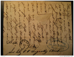 Neusatz To Apathin 1856 Prephilately Letter Hungary - ...-1867 Prephilately