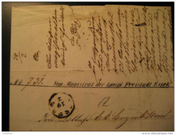 Essek To Neusatz 1861 Prephilately Letter Hungary - ...-1867 Prefilatelia