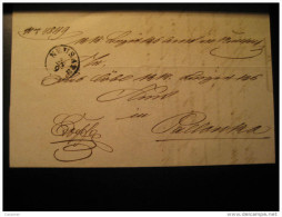 Neusatz 1860 Prephilately Letter Hungary - ...-1867 Prefilatelia