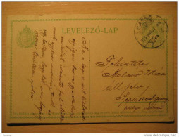 Erasso 1913 Postal Stationery Card HUNGARY - Covers & Documents