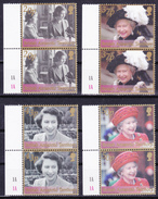 British Antarctic Territory  BAT 2002 YT 339 To 342 Paires Golden JUBILEE SET MNH** - Unused Stamps
