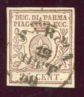 1857- PARMA- 1 VAL.-USED-VERY FINE !! - Parme