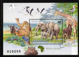 HUNGARY - 1997.Souvenir Sheet - African Animals/Lion,Zebra MNH!! Mi Bl.242 - Neufs