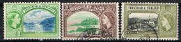 Sellos TRINIDAD Y TOBAGO (colonia Inglesa) , Yvert Num 159-161 Y 167 º/* - Trindad & Tobago (...-1961)