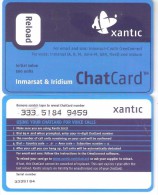 U.K.-Xantic 2 Satellite Prepaid Card 500units,used - Otros & Sin Clasificación