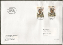 Czeslaw Slania. Sweden 2005. Ordinary Mail Sent To Denmark.  Special Cachet. - Covers & Documents