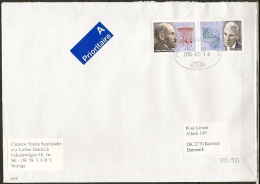 Czeslaw Slania. Sweden 2003. Ordinary Mail Sent To Denmark.  Special Cancel. - Lettres & Documents