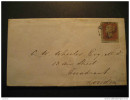 GB UK London Southampton 1847 One Penny B G + 4 Cancels Letter England Great Britain United Kingdom - Covers & Documents