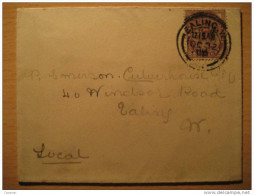 UK GB 1900 Ealing 1p Postage And Inland Revenue Stamp Sello Sobre Cover - Briefe U. Dokumente