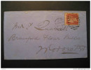 GB UK ENGLAND London 1867 To Worcester 10 Number Cancel Cover - Cartas & Documentos