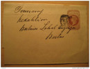 UK GB 1863 EC To Germany Halfp Wrapper Newspaper Faja Sobre Entero Postal Cover Stationery - Cartas & Documentos