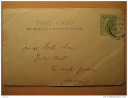 UK GB 1906 Guildford To Stoughton London Rev Burkitt The Elms 1/2p Stamp Sello Tarjeta Post Card - Brieven En Documenten