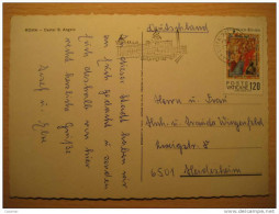 VATICAN 1979 To Heidesheim Germany Stamp On Castle S Angelo Post Card Italy Italia Vaticane Vaticano - Briefe U. Dokumente