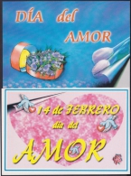 2001-EP-80 CUBA 2001. Ed.55. VALENTINE´S DAY. SPECIAL DELIVERY. POSTAL STATIONERY. JUEGO COMPLETO. COMPLETE SET 8- - Storia Postale