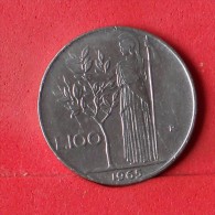 ITALY 100 LIRE 1965 -    KM# 96,1 - (Nº13927) - 100 Lire