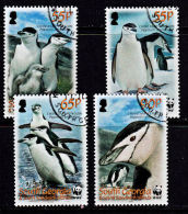 C0415 SOUTH GEORGIA 2008, WWF Chinstrap Penguin,  Fine Used - South Georgia