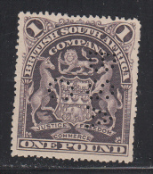 Rhodesia BSAC 1898-1908 Mint No Gum, Deed Use, Sc# SG 90 - Andere & Zonder Classificatie