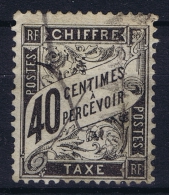 France:  Taxe Yv Nr  19 Gestempelt/used/obl. - 1859-1959 Usados