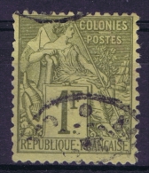 France Colonies Yv Nr 59  Gestempelt/used/obl. Signed/ Signé/signiert - Alphee Dubois