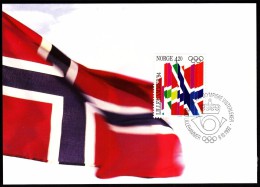 Norway Lillehammer 1994 / Olympic Games Lillehammer / Flags - Invierno 1994: Lillehammer