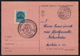 1940 Hungary Romania Occupation - Military Post Feldpost Postcard STATIONERY - POSTCARD - Gyergyószentmiklós Gheorgheni - Transylvania