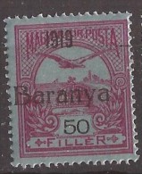 1919  12-14   BARANYA  UNGARN SERBIA JUGOSLAVIJA OVERPRINT  INTERESSANT  - TYP II NEVER HINGED - Baranya