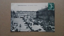 Cpa Dpt 51 - Sainte Menehould - Place D´austerlitz - Le Marché - 1910 - Sainte-Menehould