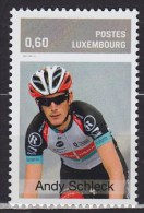 2012 LUXEMBOURG  ANDY SCHLECK ** MNH Vélo Cycliste Cyclisme Bicycle Cycling Fahrrad Radfahrer Bicicleta Ciclista  [BJ96] - Ciclismo