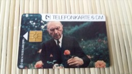 Phonecard Konrad Adenauer  (Mint,Neuve) Only 5000 Made Rare 2 Scan - O-Series : Séries Client