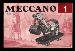 MECCANO N°1 Manuel D'Instructions 1967 - Meccano