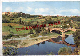 42 - ROANNE - LE PONT EN PORPHYRE ROUGE QUI ENJAMBE LA LOIRE - LE BOURG FORTIFIE DE VILLEREST - Roanne