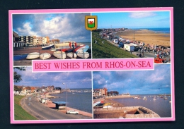 WALES  -  Rhos-On-Sea  Multi View  Used Postcard - Denbighshire