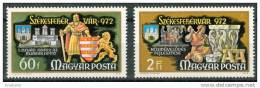 HUNGARY - 1972. Golden Bull Stamps With Year On Right Side MNH! Mi:2783AI,2786AI - Variétés Et Curiosités