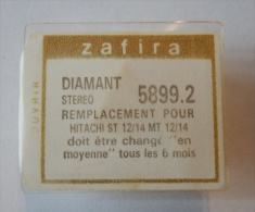 ZAFIRA DIAMANT STEREO NEUF SCELLE REFERENCE 5899.2 POUR AUDIO HITACHI ST 12/14 MT 12/14  TOURNE DISQUE CHAINE HIFI - Zubehör & Versandtaschen