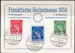 Gedenkblatt Mit Opfer-Schale 1949 Berlin 68/70 O 600€ Für Währungs-Geschädigte In Deutschland Card Of Westberlin Germany - Briefe U. Dokumente