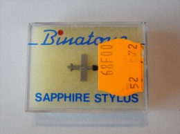 BINATONE SAPPHIRE STYLUS DIAMANT STEREO NEUF EN BOITE REFERENCE N0-735 S POUR  TOURNE DISQUE CHAINE HIFI - Accesorios & Cubiertas