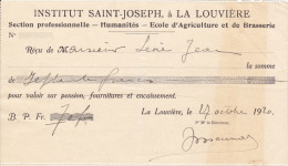 1920 - Institut Saint-Joseph - LA LOUVIERE - 1900 – 1949