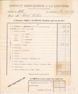 1919 - Institut Saint-Joseph - LA LOUVIERE - 1900 – 1949