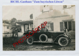 BICHL-Gasthof-ZUM BAYRISCHEN LÖWEN-AUTO-AUTOMOBILE-Voiture-CARTE PHOTO Allemande- - Bad Toelz