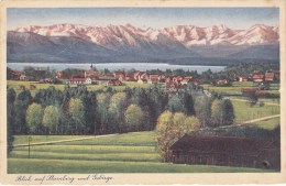 Blick Auf Starnberg Und Gebirge - Starnberg