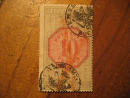 PREUSSEN Prussia Boc... 10 Thaler Stempelmarke Revenue Fiscal Tax Postage Due Official GERMANY - Other & Unclassified