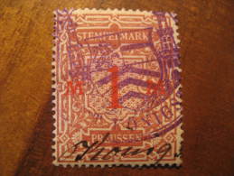 PREUSSEN Prussia 1 M Stempelmarke Revenue Fiscal Tax Postage Due Official GERMANY - Andere & Zonder Classificatie