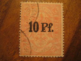 PREUSSEN Prussia 10 Pf Stempelmarke Revenue Fiscal Tax Postage Due Official GERMANY - Otros & Sin Clasificación