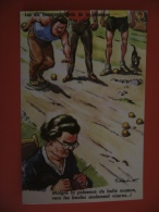 CP ILLUSTRATEUR P. ORDNER - LES DIX COMMANDEMENTS DE LA PETANQUE - Ordner, P.